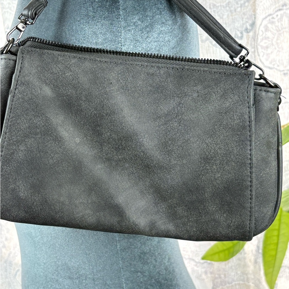Jessica Simpson Black Crossbody Bag with Supple Faux Leather Adjustable Strap - Picture 2 of 10